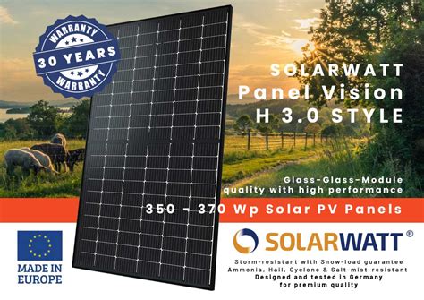 SOLARWATT Panel vision H 3.0 style .